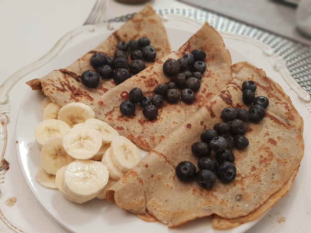 Palacinky s ovocím